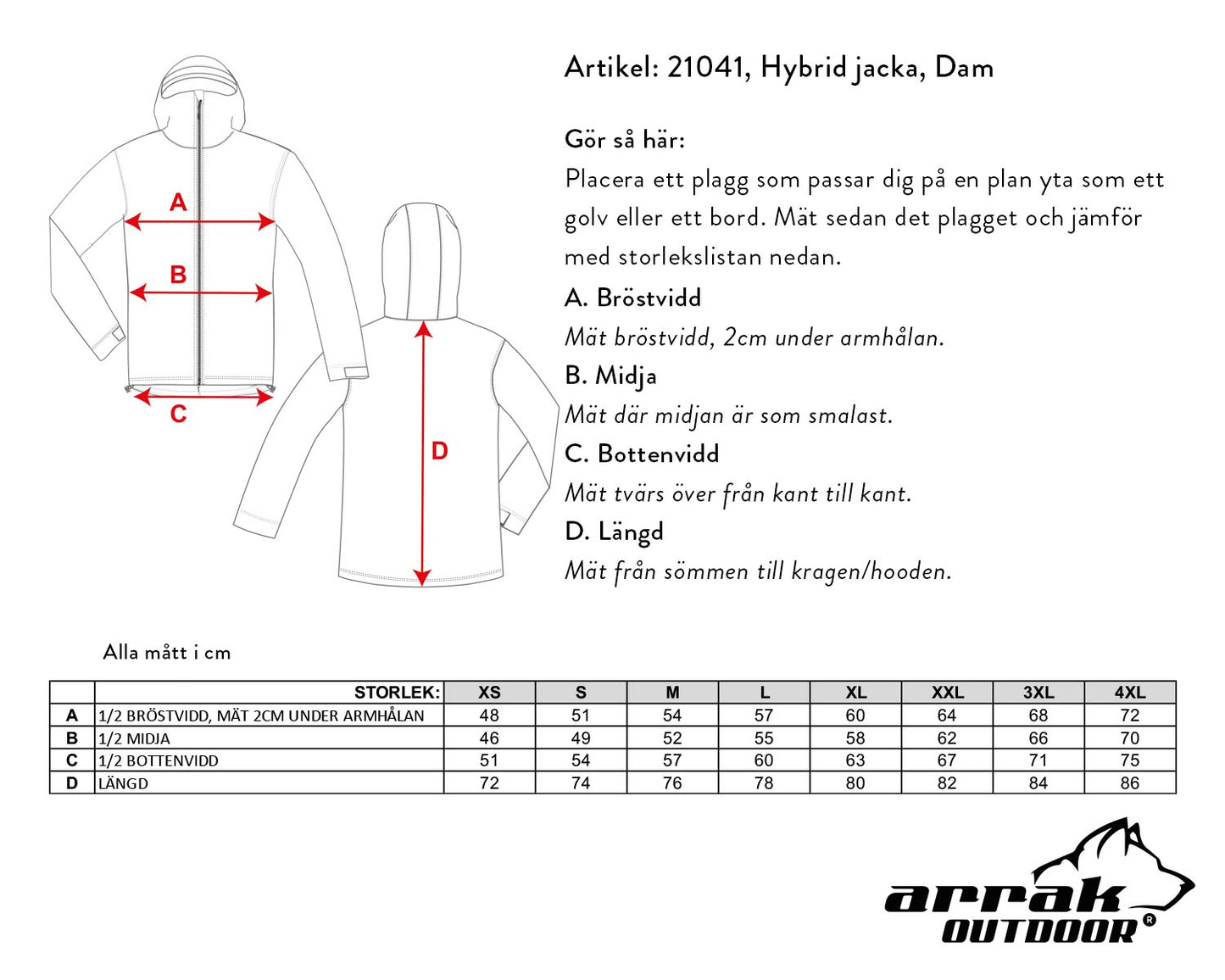 Arrak Hybrid Jacka Dam Oliv