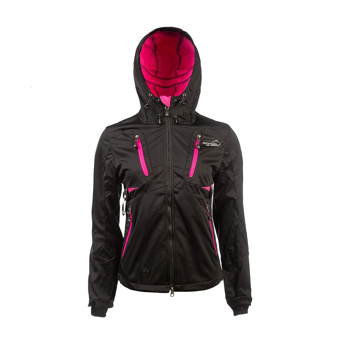 Arrak Akka Softshell Jacka Dam Svart/Rosa